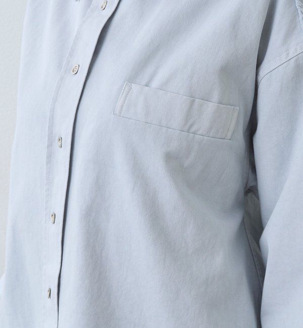  「【セットアップ着用可能】ガーメントダイコットンツイルシャツ」|シャツ・ブラウス|