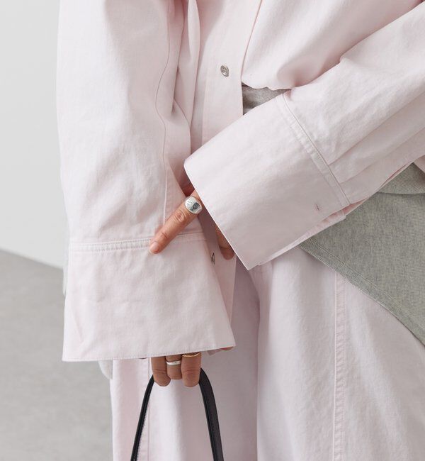  「【セットアップ着用可能】ガーメントダイコットンツイルシャツ」|シャツ・ブラウス|