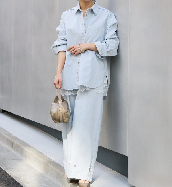  「【セットアップ着用可能】ガーメントダイコットンツイルパンツ」|チノ|