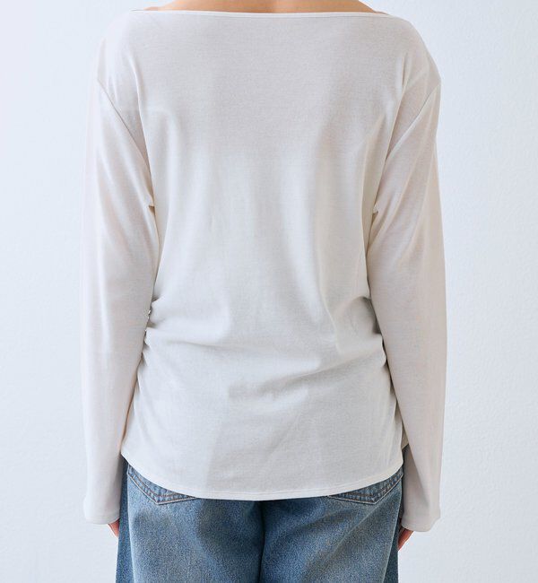  「【ワンショルやオフショルにも】ネックコンシャスカットソー」|Tシャツ・カットソー|