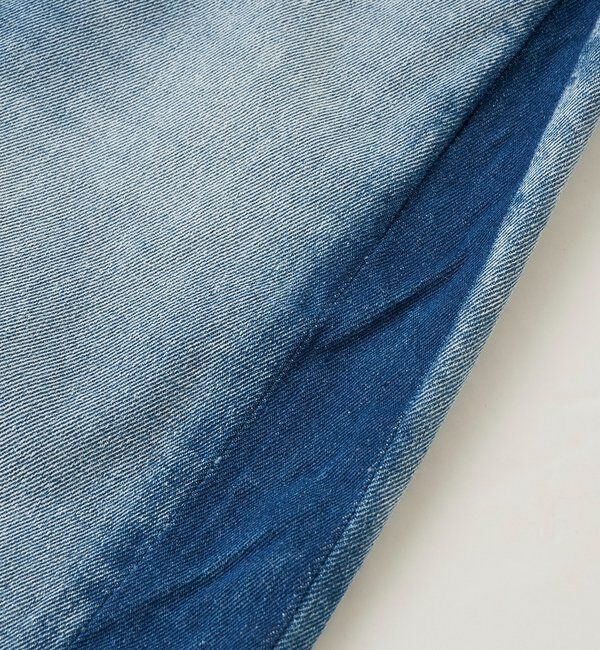  「予約【エッジを効かせたデザイン】ラインバギーデニム」|デニム|