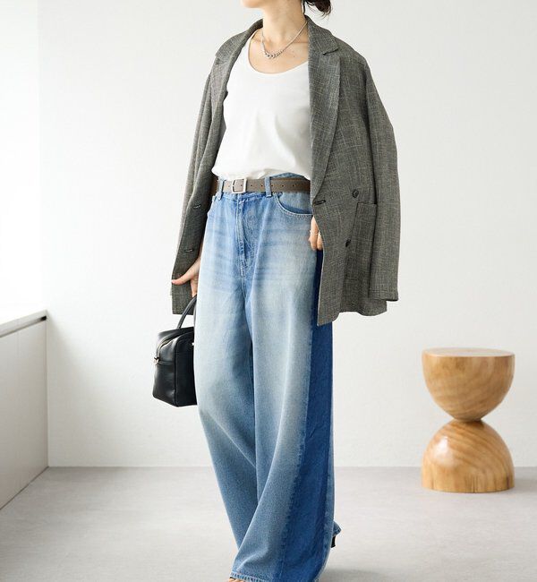  「【接触冷感/透湿/紫外線防止】5分袖フライスTee」|Tシャツ・カットソー|