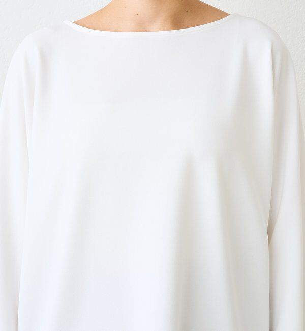  「【万能ブラウス】カットジョーゼットドルマンプルオーバー」|Tシャツ・カットソー|