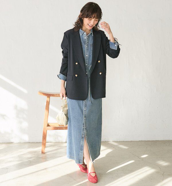  「よっし～&times;A・MONN/デニムシャツマルチワンピース」|ワンピース|