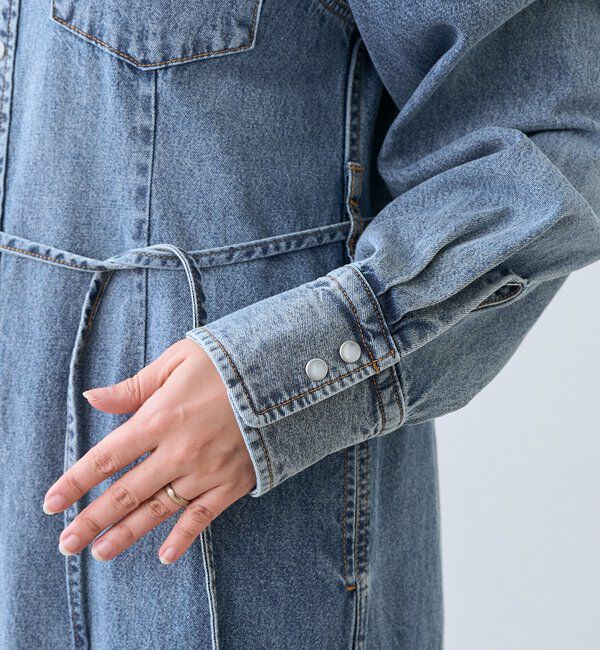  「よっし～&times;A・MONN/デニムシャツマルチワンピース」|ワンピース|