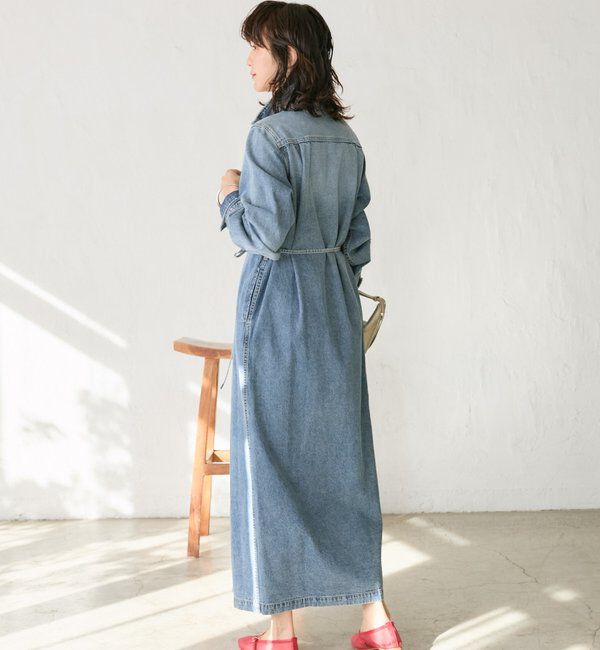  「よっし～&times;A・MONN/デニムシャツマルチワンピース」|ワンピース|