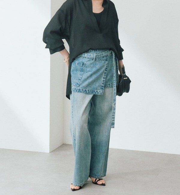  「予約【涼し気な抜け感】メッシュスキッパーシャツ」|シャツ・ブラウス|