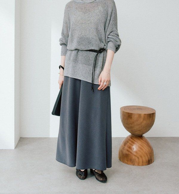  「予約【前後2WAY仕様】リネンブレンド2WAYカーデ」|カーディガン|