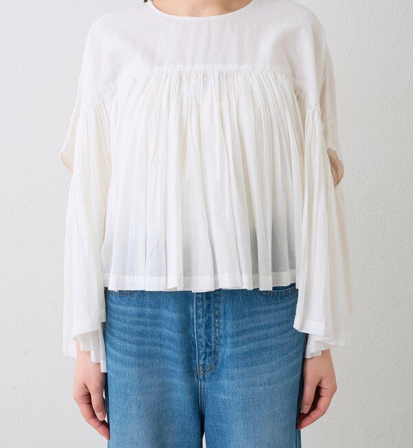  「予約【着映え】ギャザーボリュームブラウス」|シャツ・ブラウス|