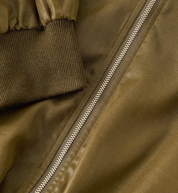  「予約【ほどよい抜け感】グロッシーシアーブルゾン」|ブルゾン・スタジャン|