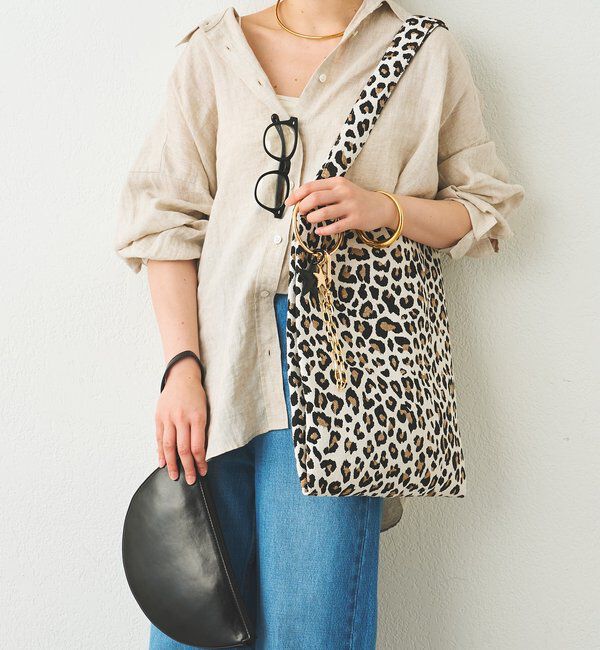  「よっし～コラボ/チャーム付きアニマルジャガードトート」|ショルダー・メッセンジャー|