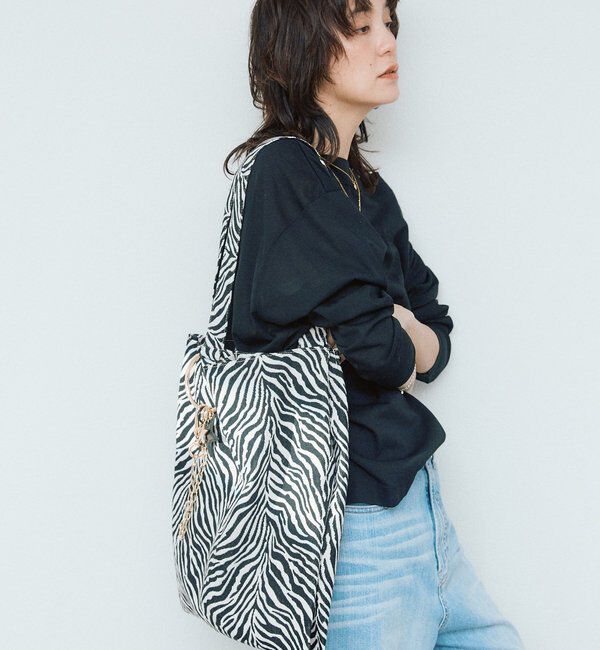  「よっし～コラボ/チャーム付きアニマルジャガードトート」|ショルダー・メッセンジャー|