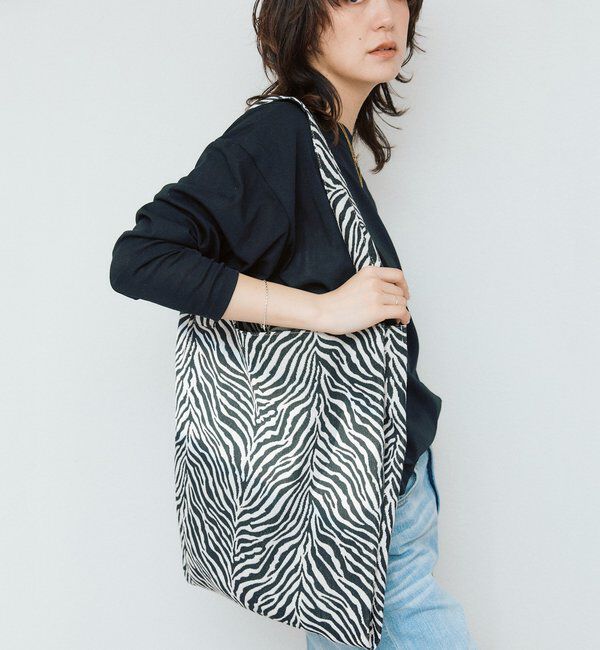  「よっし～コラボ/チャーム付きアニマルジャガードトート」|ショルダー・メッセンジャー|