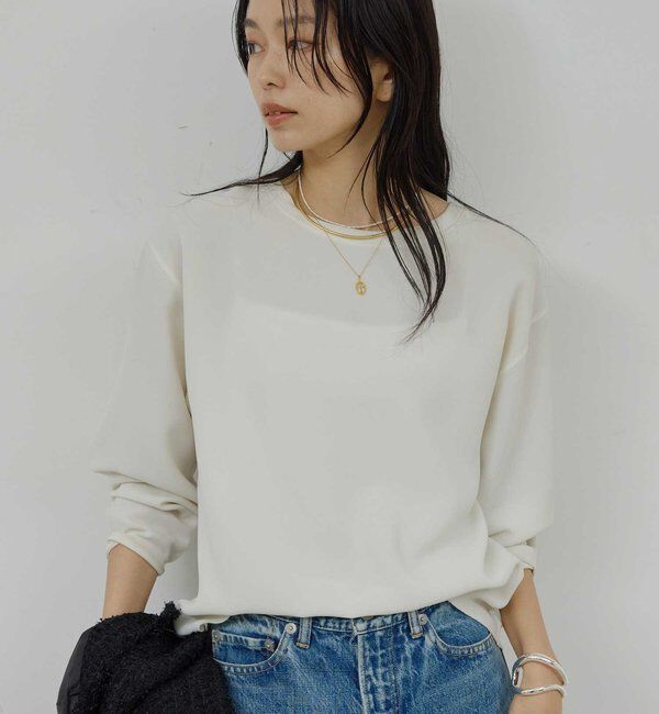  「【新色登場！】バックスリットブラウスT」|シャツ・ブラウス|