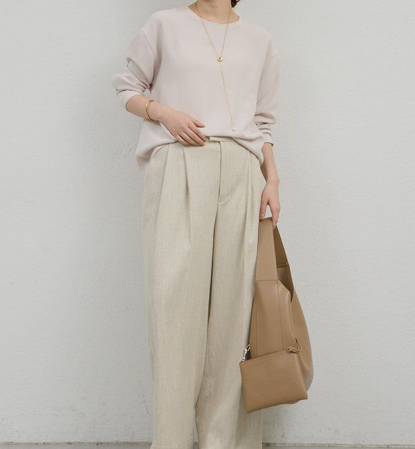  「【新色登場！】バックスリットブラウスT」|シャツ・ブラウス|