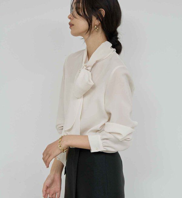  「フィネスボウタイブラウス2」|シャツ・ブラウス|