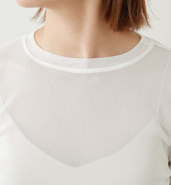  「【La nature linge】シアーチュールトップス」|Tシャツ・カットソー|