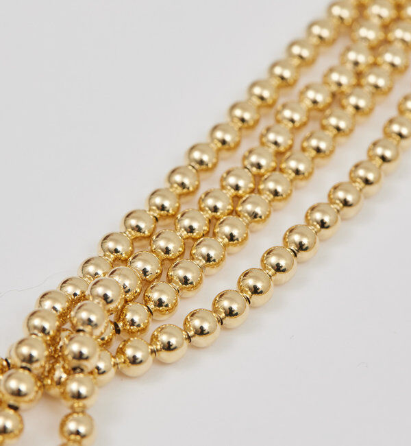  「ボールビーズロングネックレス」|リング|