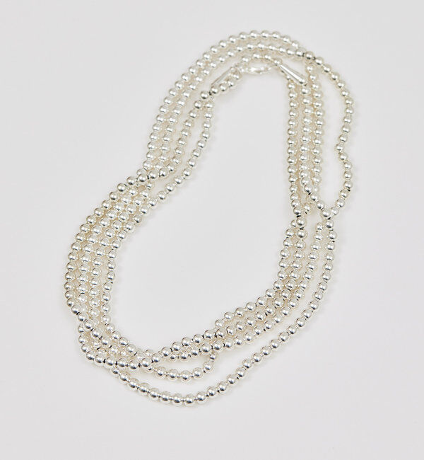  「ボールビーズロングネックレス」|リング|