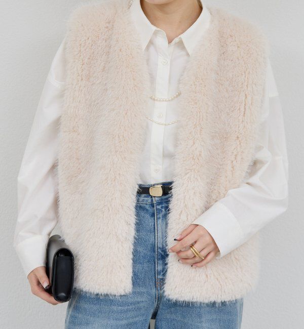  「フェイクカシミヤベスト」|ベスト・ジレ|