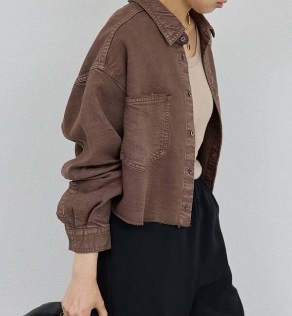  「【セットアップ対応】リヨセルショートシャツ」|シャツ・ブラウス|