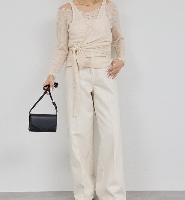  「【アンサンブル対応】カシュクールニット」|ニット・セーター|