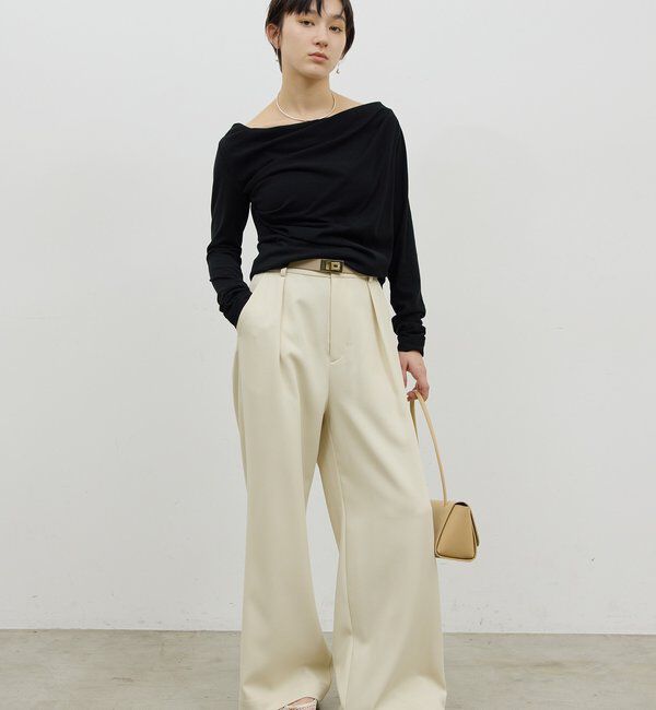  「【2WAY】オフショルカットソー」|Tシャツ・カットソー|