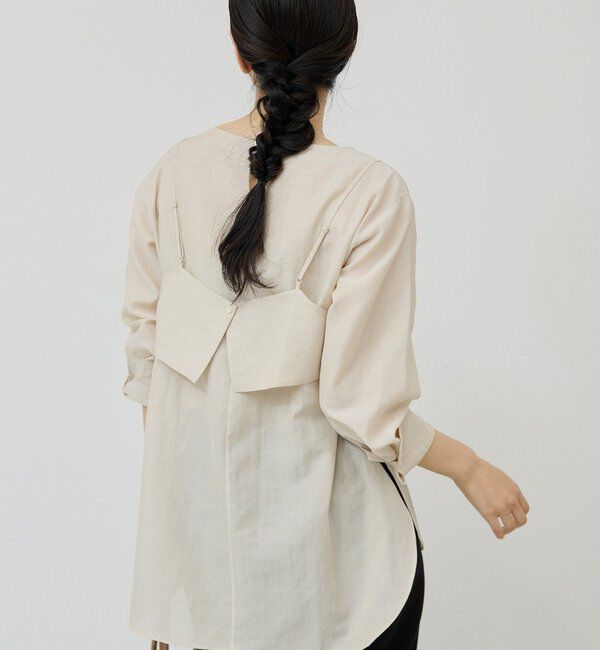  「ビスチェレイヤードシャツ」|シャツ・ブラウス|