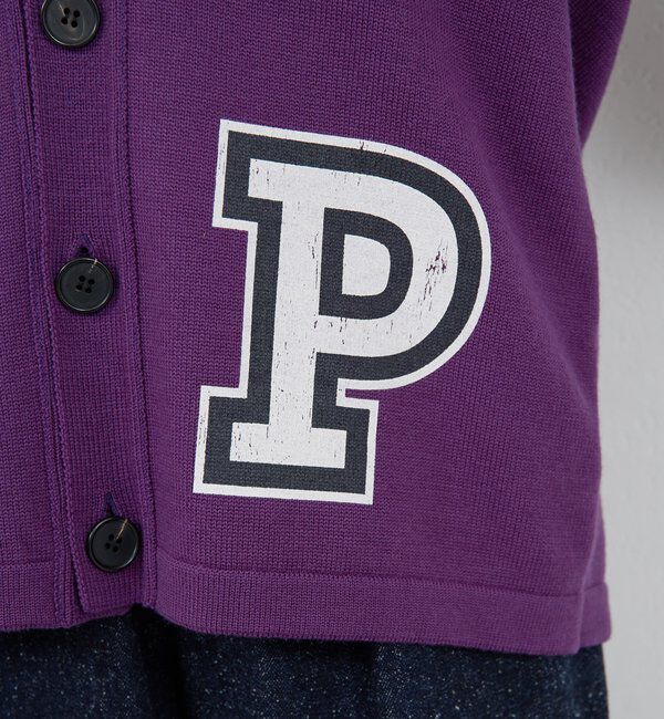  「【PEAS】レタードニットカーディガン」|ニット・セーター|