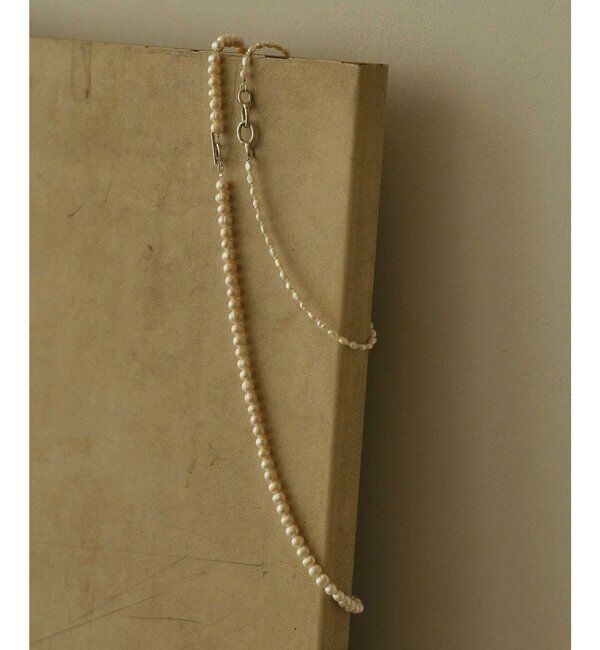  「【25th記念アイテム】【2.718】セットアレンジネックレス」|リング|ホワイト