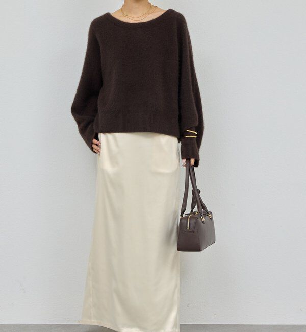  「【ルミネ限定カラー】【手洗い可能】ストレッチサテンタイトスカート」|スカート|