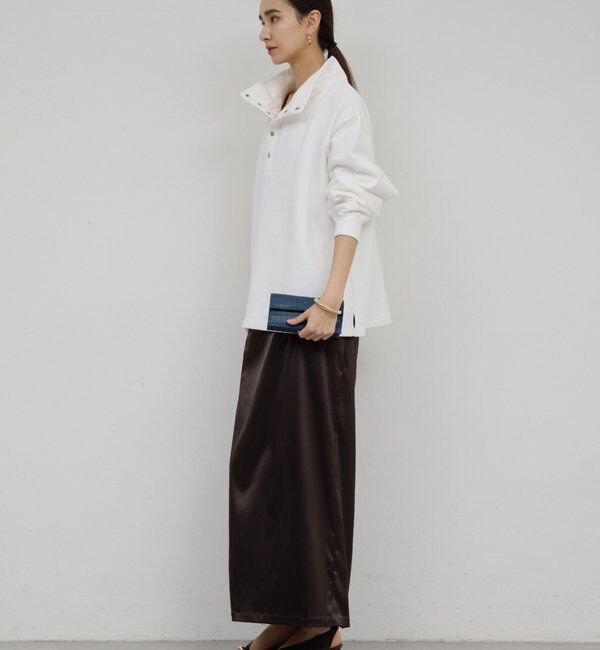  「【ルミネ限定カラー】【手洗い可能】ストレッチサテンタイトスカート」|スカート|