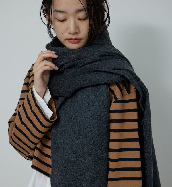  「ベーシックカシミヤストール」|マフラー|