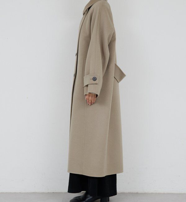  「【HERITANOVUM】ウールカシミヤチェストリバーコート」|その他|
