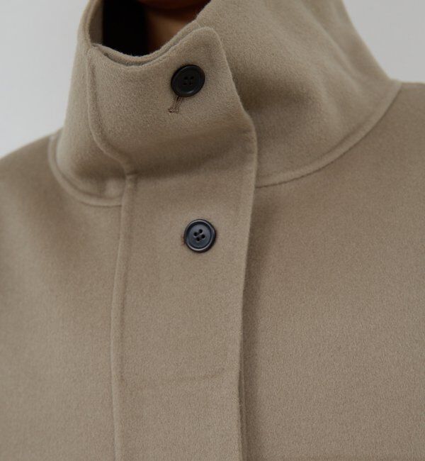  「【HERITANOVUM】スタンドカラーリバーコート」|その他|