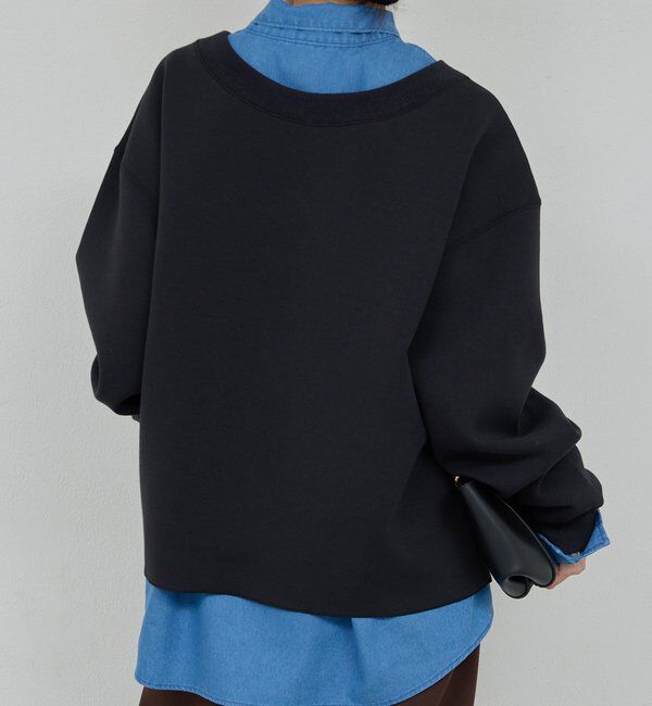  「【新色BR登場！】【大人のスウェット】ボートネックスウェット」|Tシャツ・カットソー|