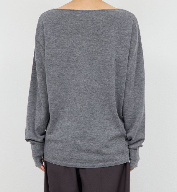  「【手洗い可】メリノウールニットプルオーバー」|ニット・セーター|