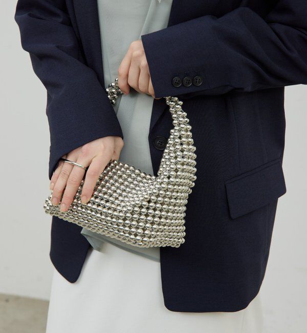  「【2.718】ボールビーズバッグ」|トートバッグ|