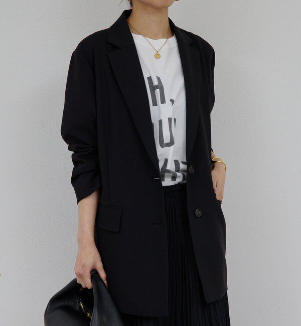  「【手洗い可】スリットスリーブジャケット」|テーラードジャケット|