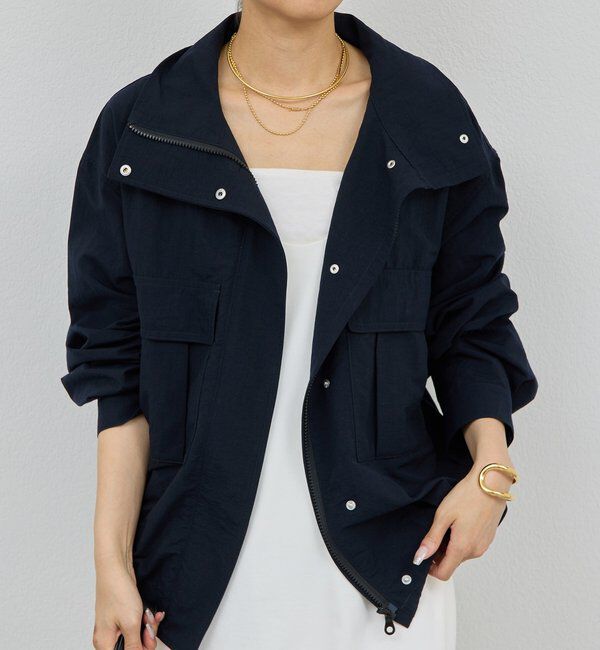  「【CHIKAコラボ】ハイカラーブルゾン」|ブルゾン・スタジャン|