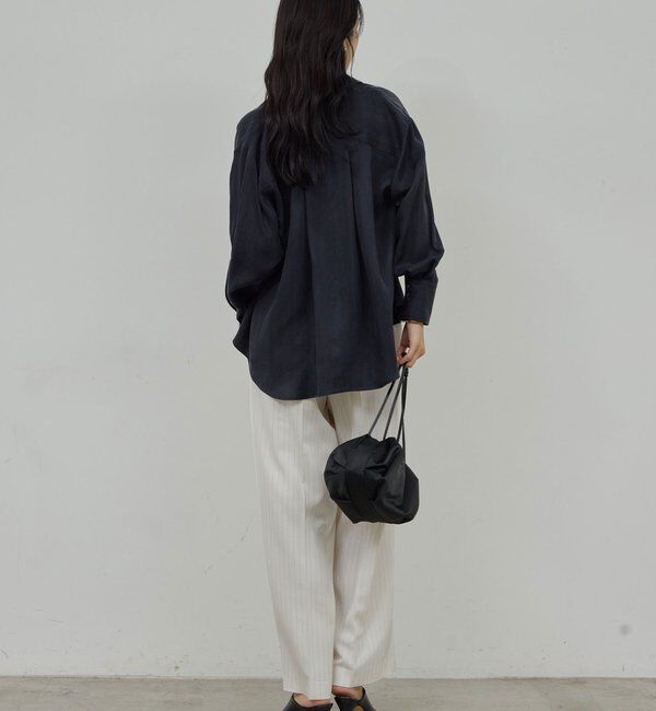  「【洗練ブラウス】【2way】キュプラブラウス」|シャツ・ブラウス|