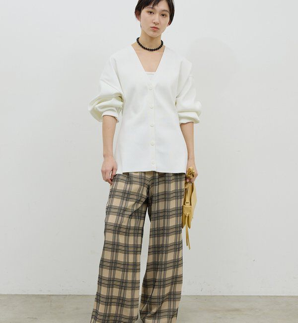  「ステッチチェックパンツ」|チノ|