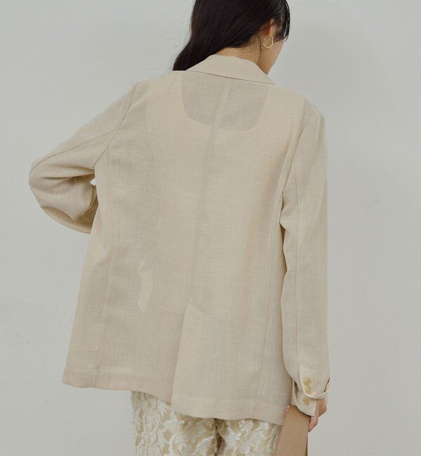  「シアーメッシュジャケット」|テーラードジャケット|