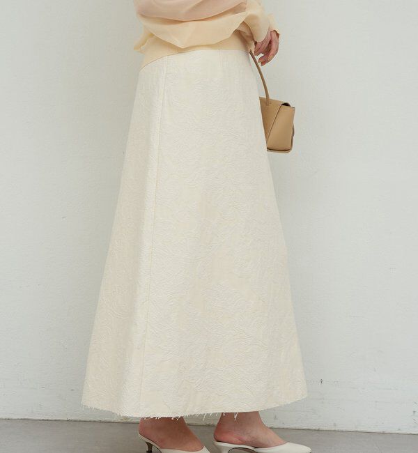  「【セットアップ対応】ジャガードスカート」|スカート|