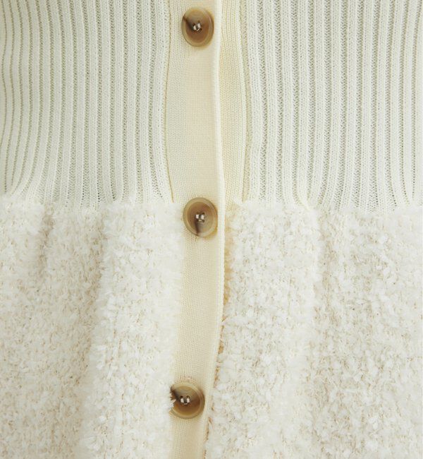  「【手洗い可】ファンシーペプラムカーデ」|ニット・セーター|