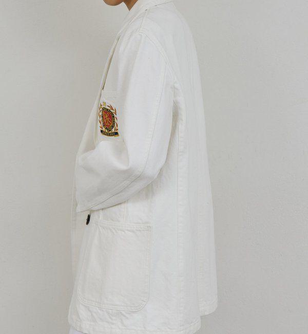  「【PEAS】【セットアップ対応】デニムブレザー」|デニムジャケット|