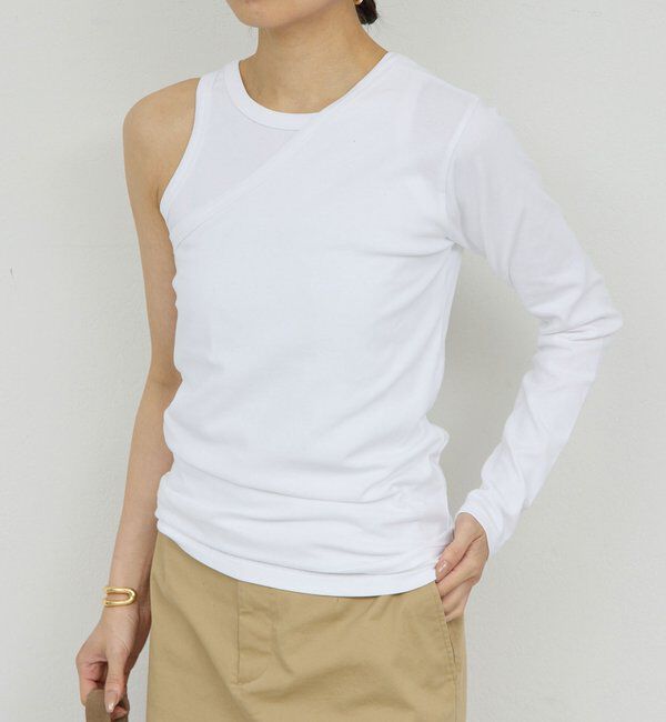  「レイヤードカットソー」|Tシャツ・カットソー|ホワイト