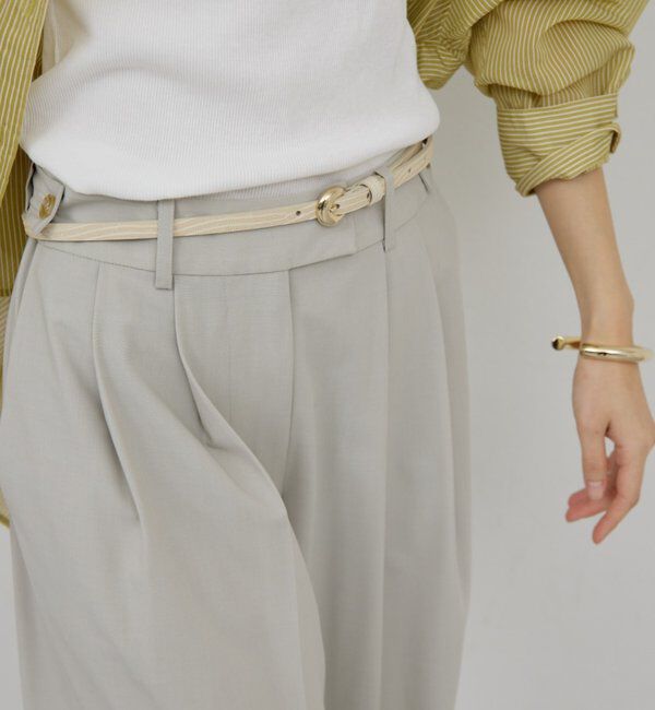  「プランプバックルベルト」|ベルト|