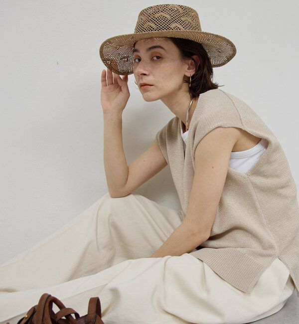  「レザーコードポークパイハット」|ハット|