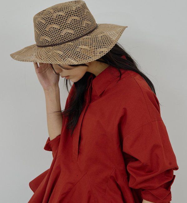  「レザーコードポークパイハット」|ハット|